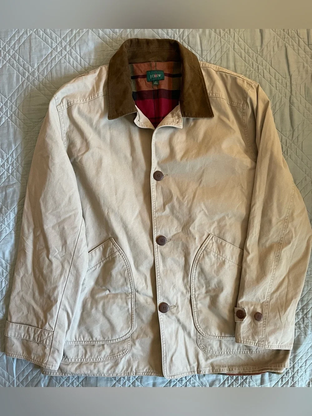 J. CREW 1983 Barn Jacket™ in Scout Khaki Size XL $188 BW485